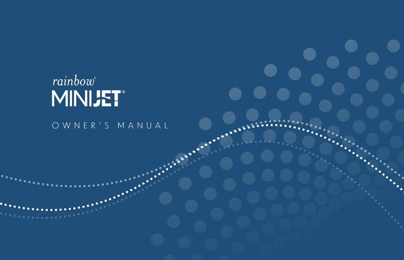 Rexair Rainbow MINIJET owner's manual