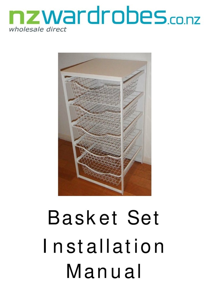nzwardrobes Basket Set installation manual