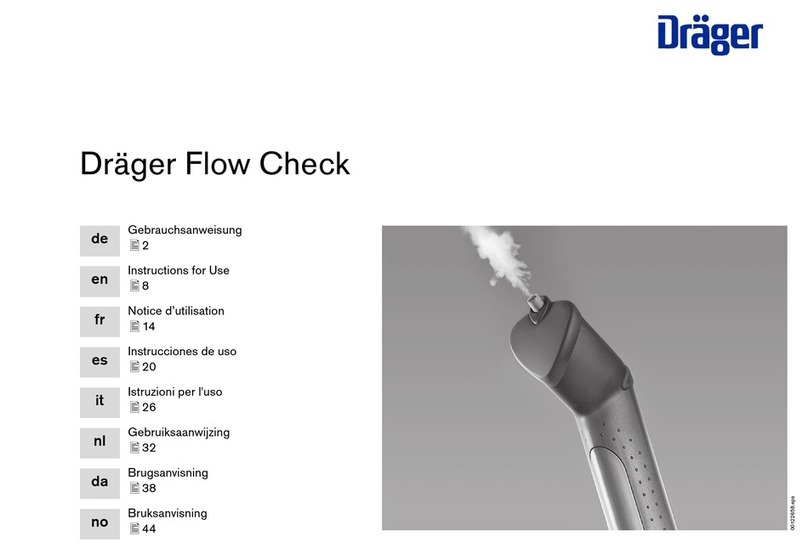 Dräger Flow Check User manual