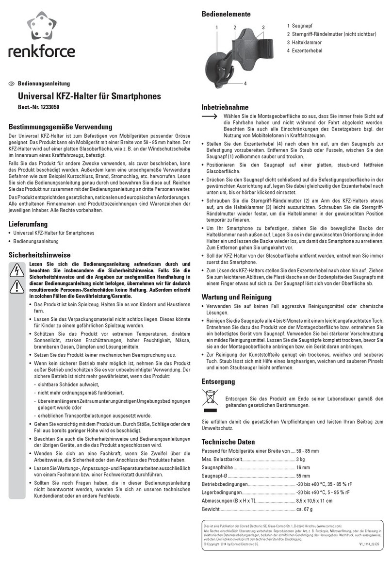 Renkforce 1233050 operating instructions