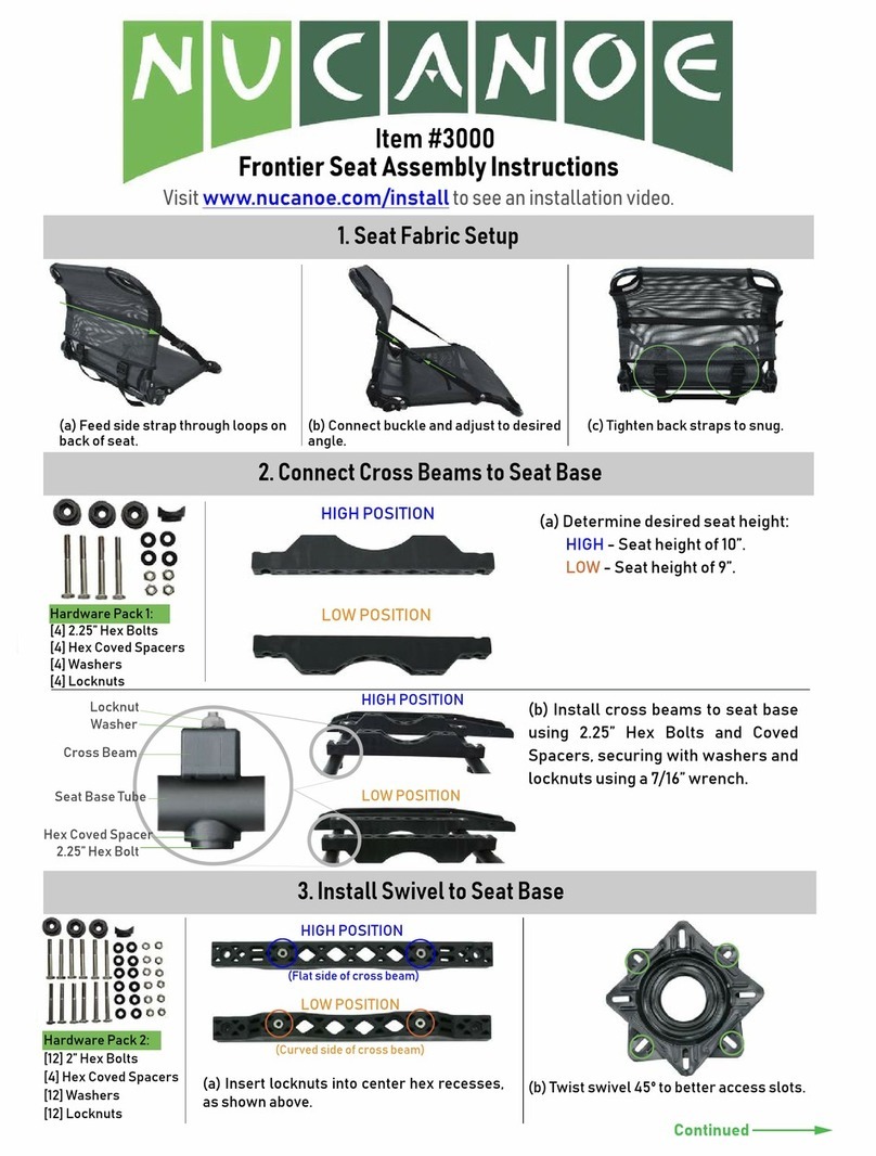 NUCANOE 3000 Assembly instructions