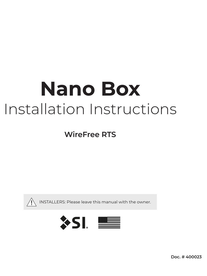 Screen Innovations Nano Box WireFree RTS User manual