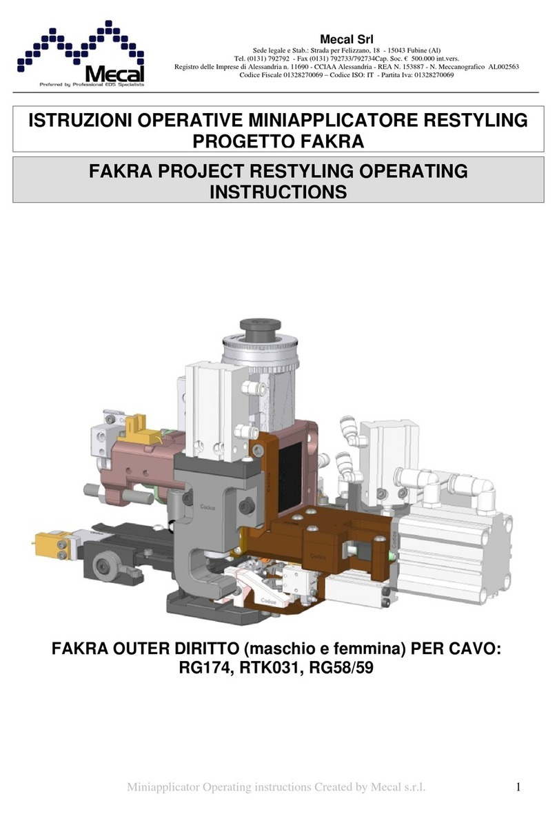 Mecal FAKRA operating instructions Mecal FAKRA operating instructions