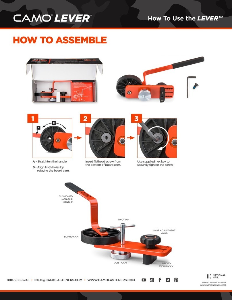 Camo LEVER How to use