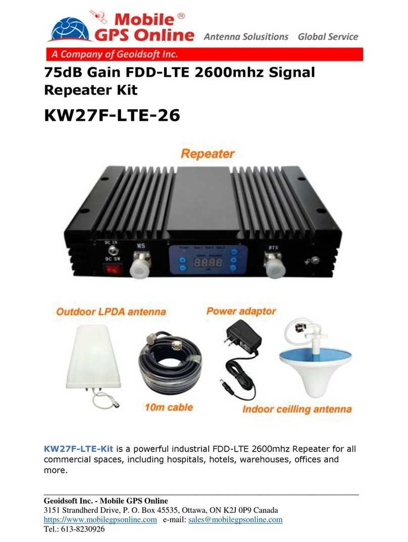Geoidsoft MOBILE GPS ONLINE KW27F-LTE-26 manual