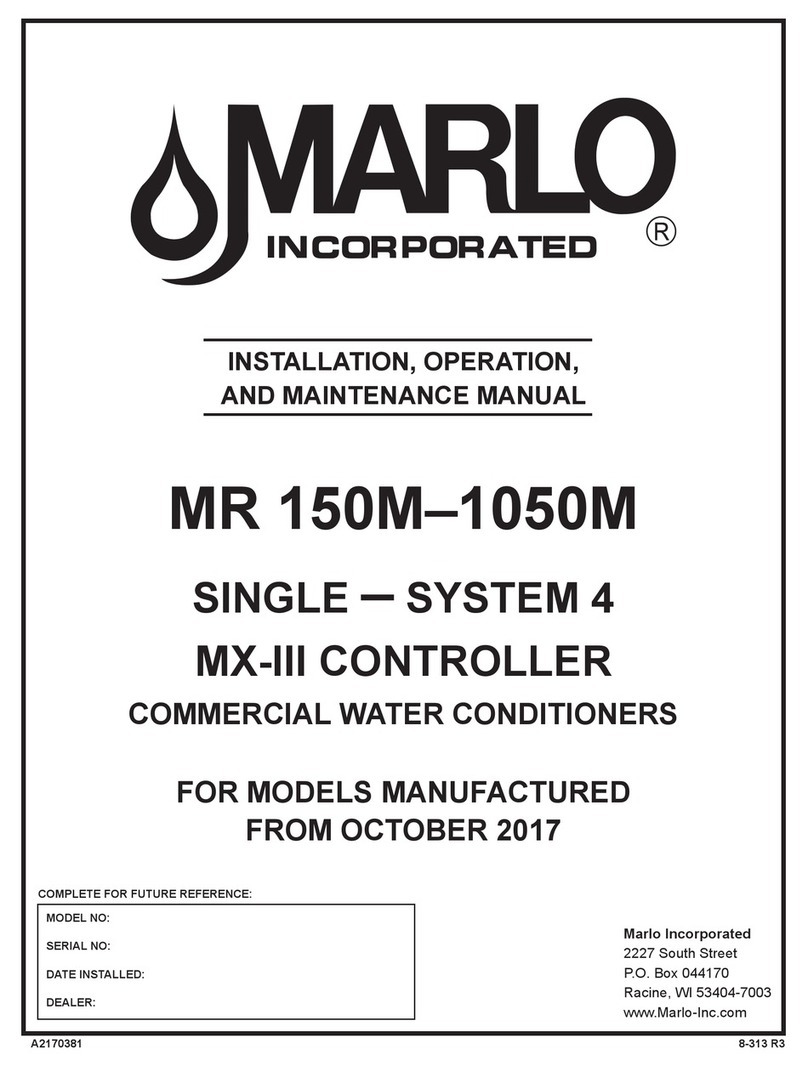 MARLO MR M Series Installation, operation and maintenance manual