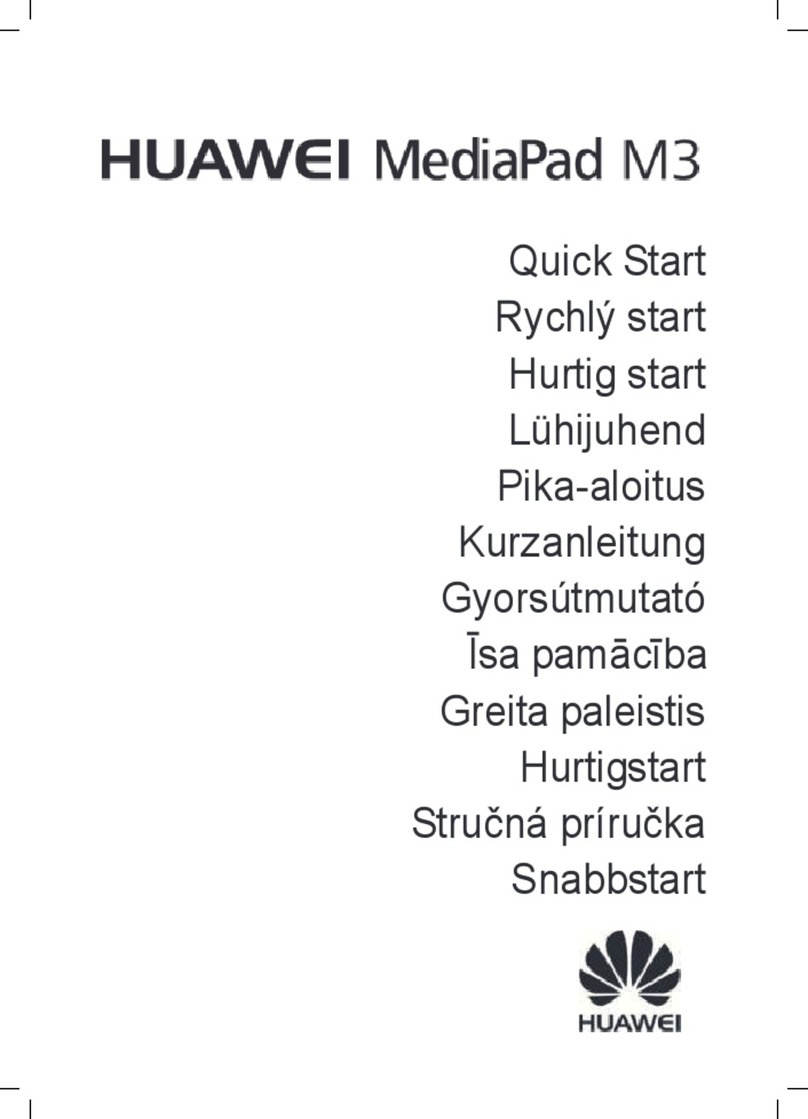 Huawei MediaPad M3 quick start