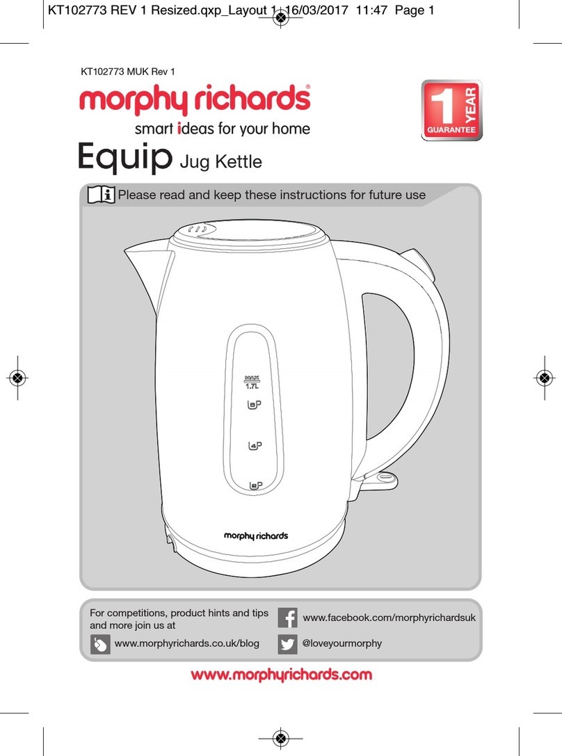 Morphy Richards Equip User manual