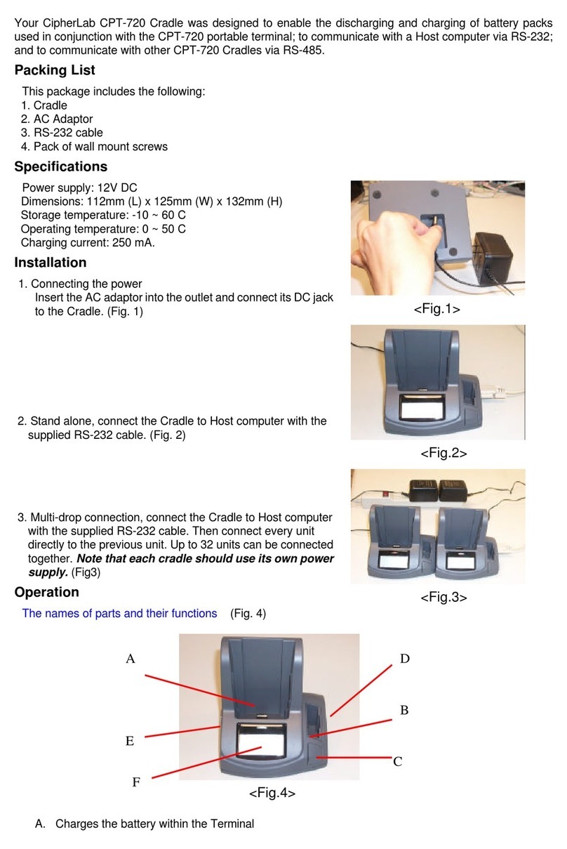 CipherLab CPT-720 User manual