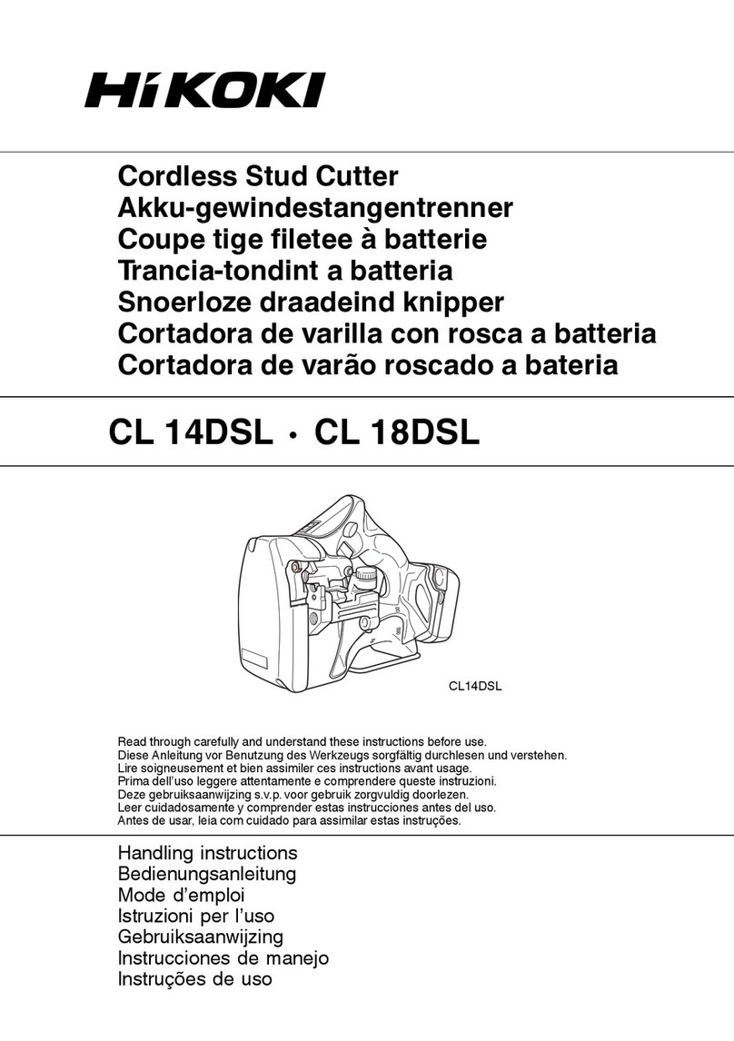 HIKOKI CL 14DSL User manual