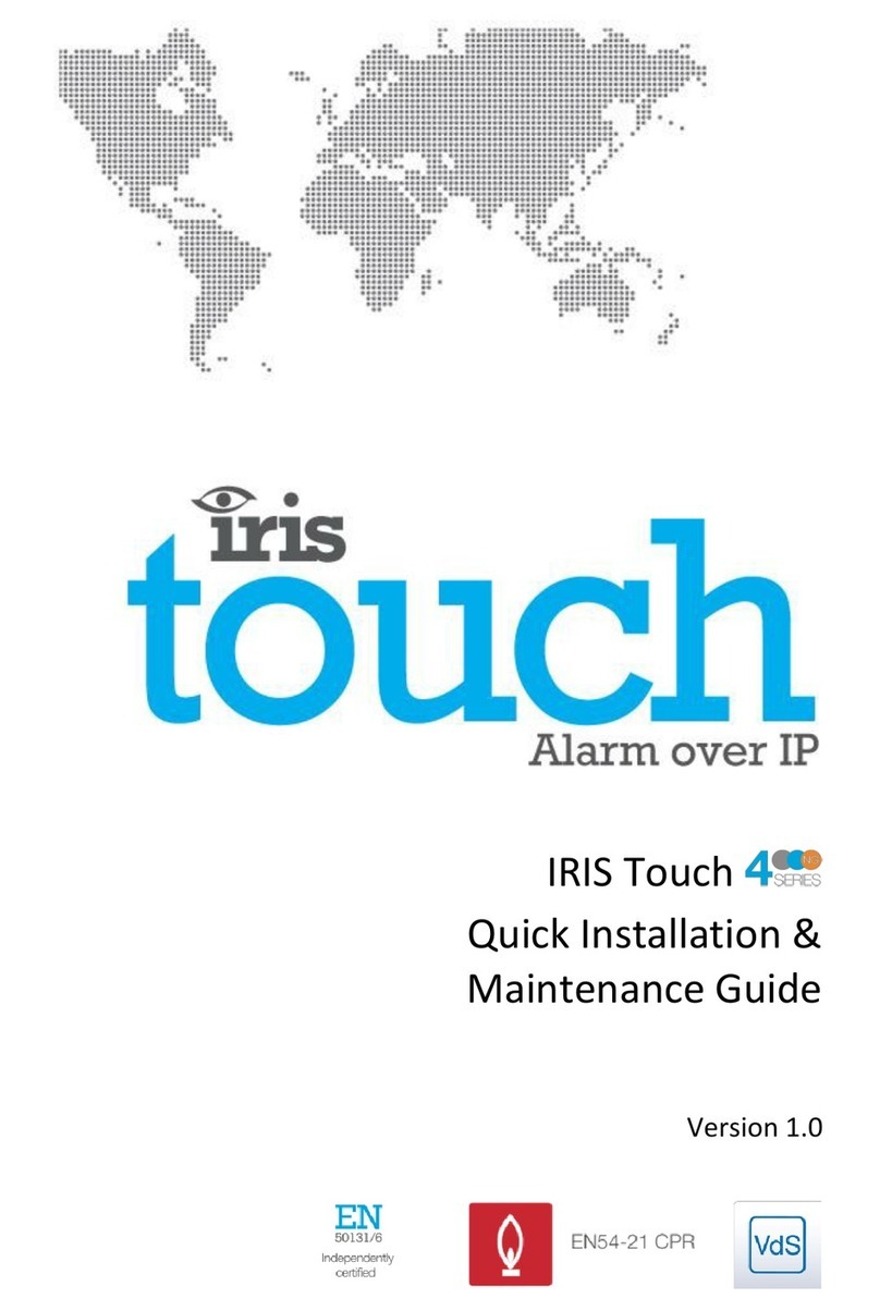 IRIS Touch 4 Series Product manual