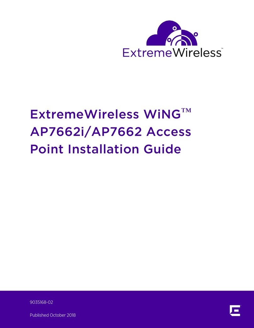 ExtremeWireless WiNG AP7662i User manual