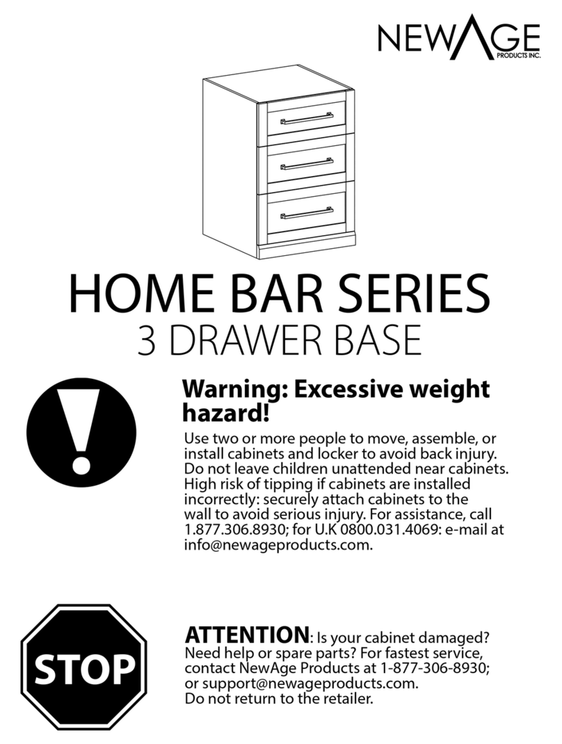 New Age HOME BAR Series User manual New Age HOME BAR Series User manual