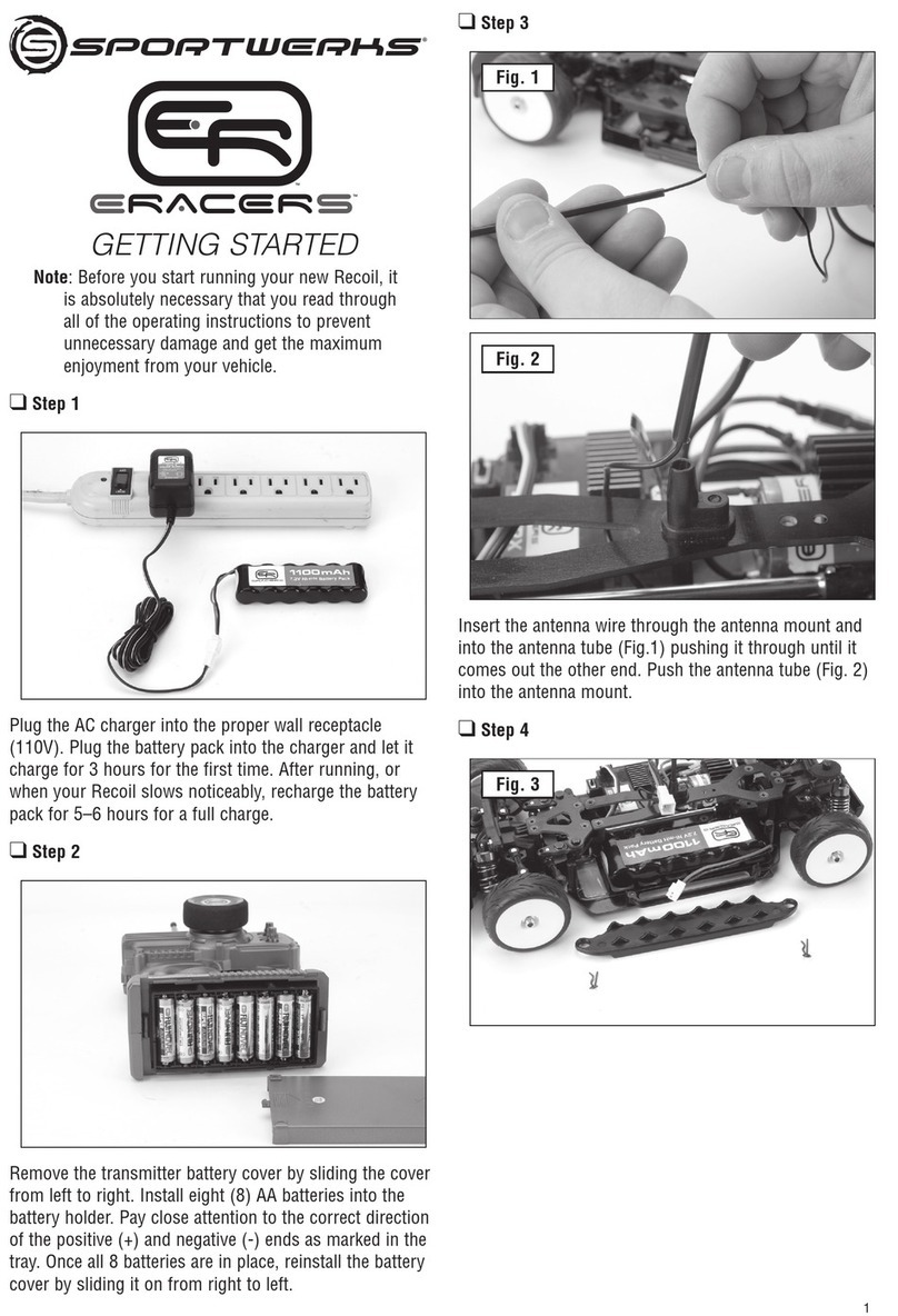Sportwerks E-RACERS RECOIL User manual