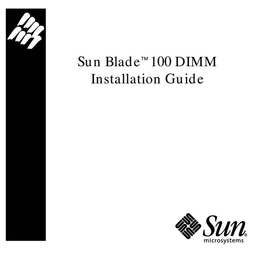 Sun Microsystems Sun Blade 100 DIMM installation guide