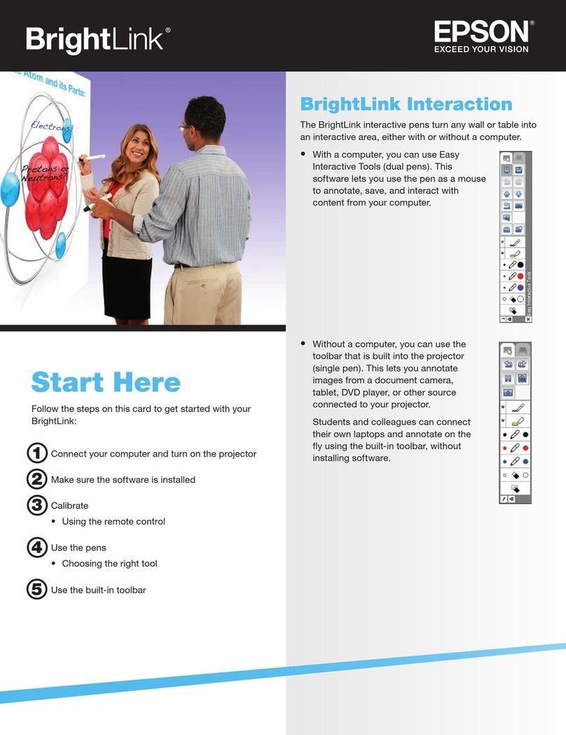 Epson BrightLink 475Wi User manual