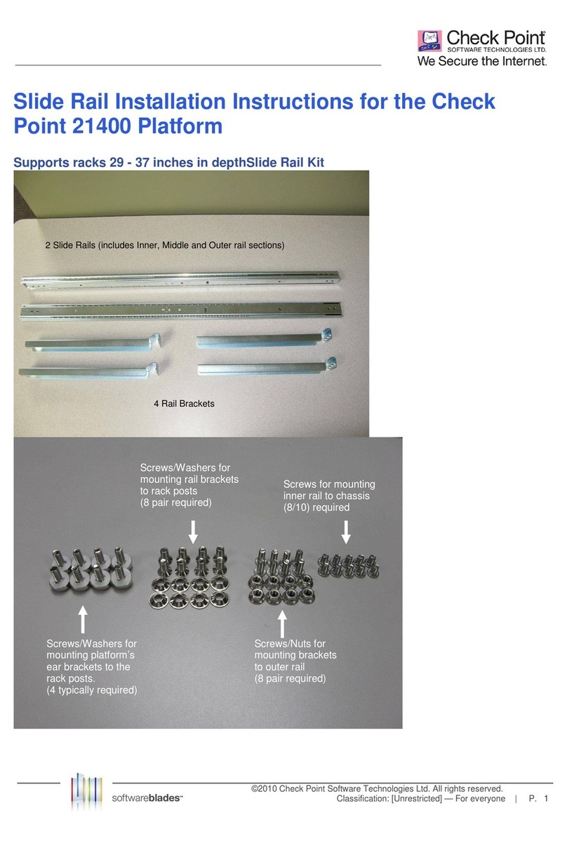 Checkpoint 21400 Platform installation instructions