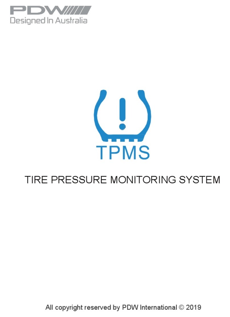 PDW TPMS User manual