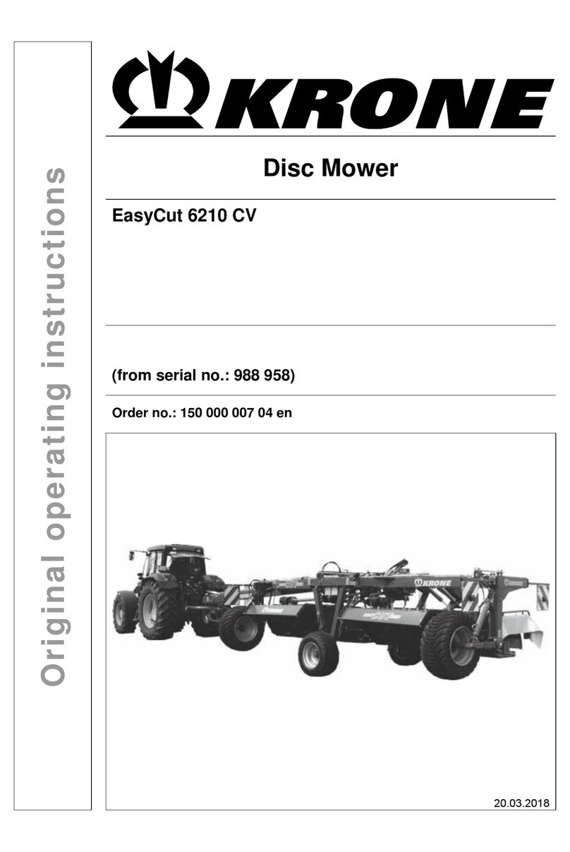 Krone EasyCut 6210 CV Original operating instructions