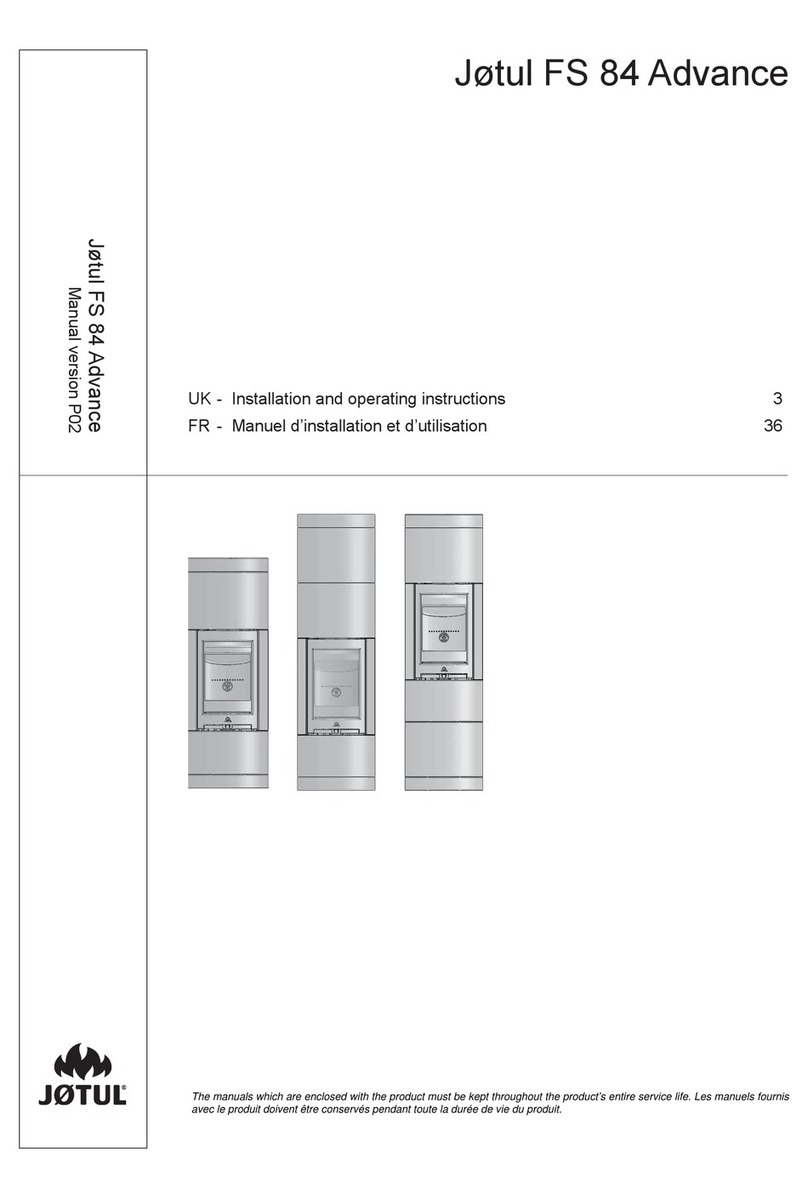 Jøtul FS 84 Advance User manual Jøtul FS 84 Advance User manual