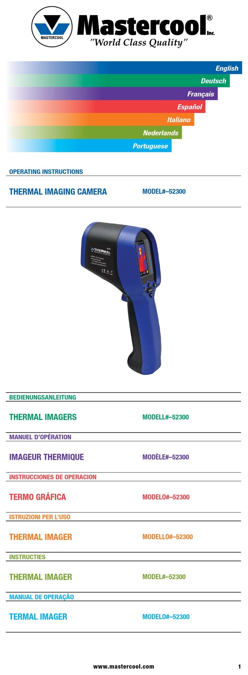 Master cool 52300 User manual