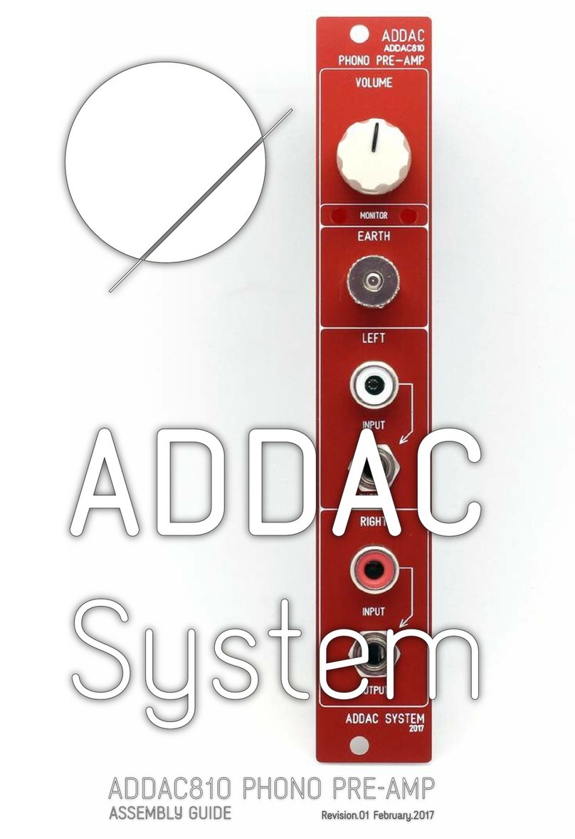 ADDAC System ADDAC810 Assembly guide ADDAC System ADDAC810 Assembly guide