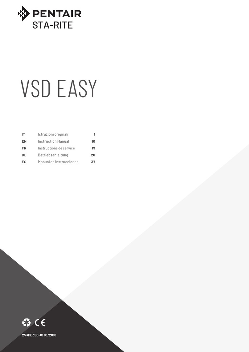 Pentair STA-RITE VSD EASY 09 M/M instruction manual