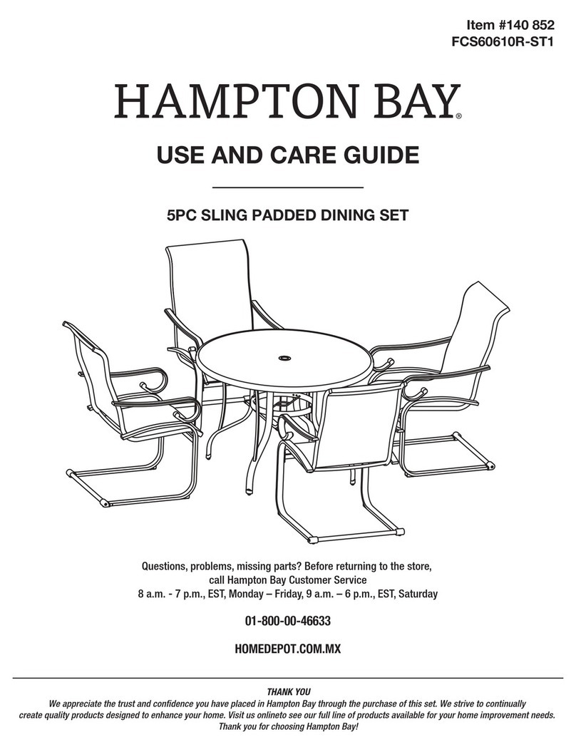 HAMPTON BAY FCS60610R-ST1 User manual