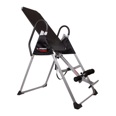 Confidence Fitness Pro Folding Inversion Table manual