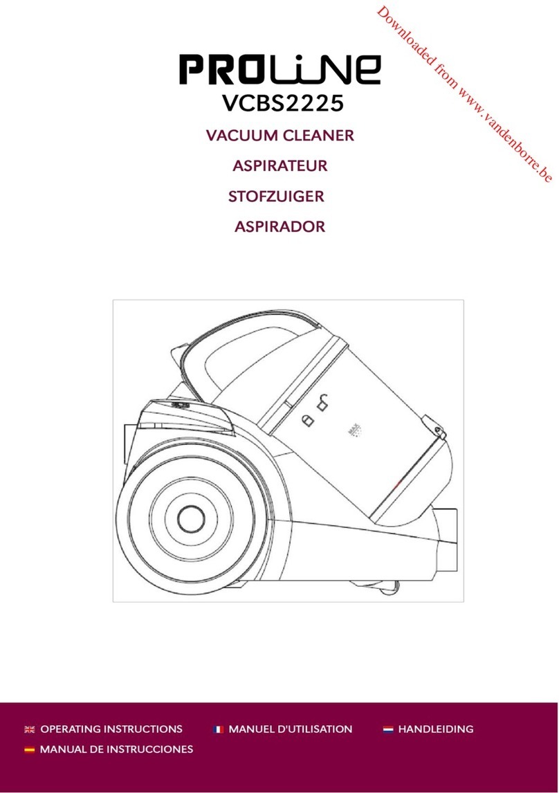 Proline VCBS2225 operating instructions