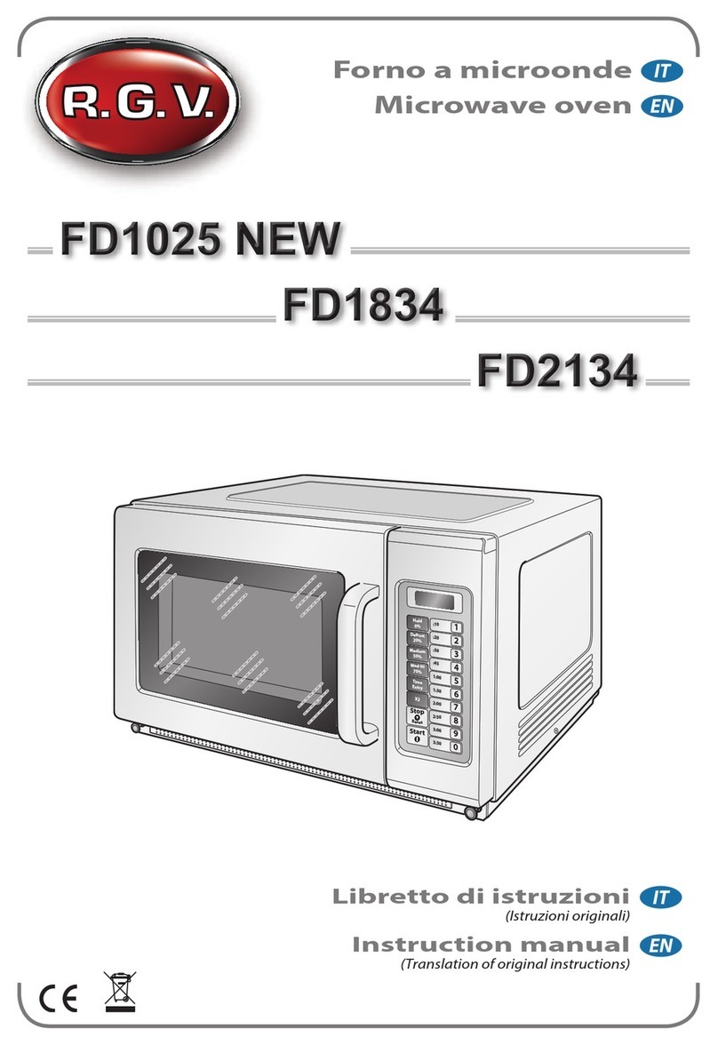 R.G.V. FD1025 NEW User manual