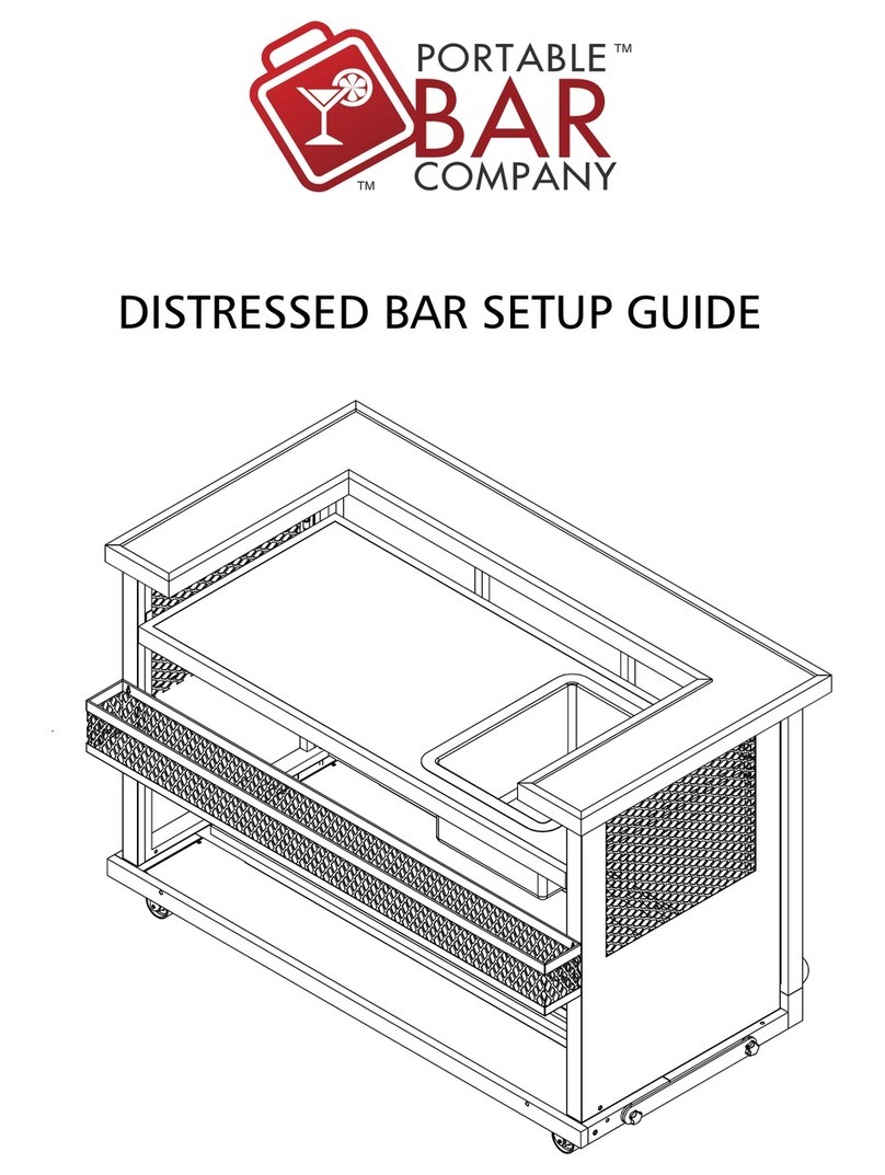 Portable Bar Company Distressed Bar Setup guide