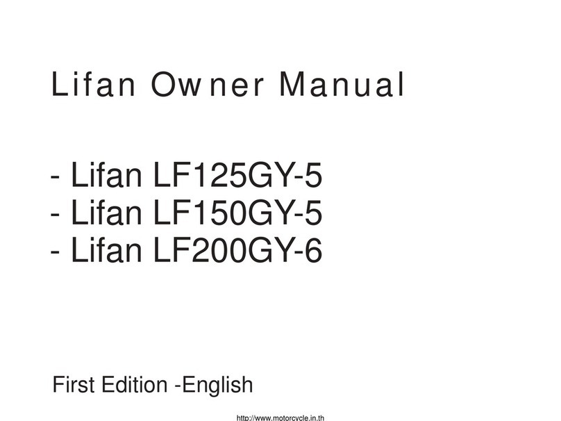 Lifan LF125GY-5 User manual