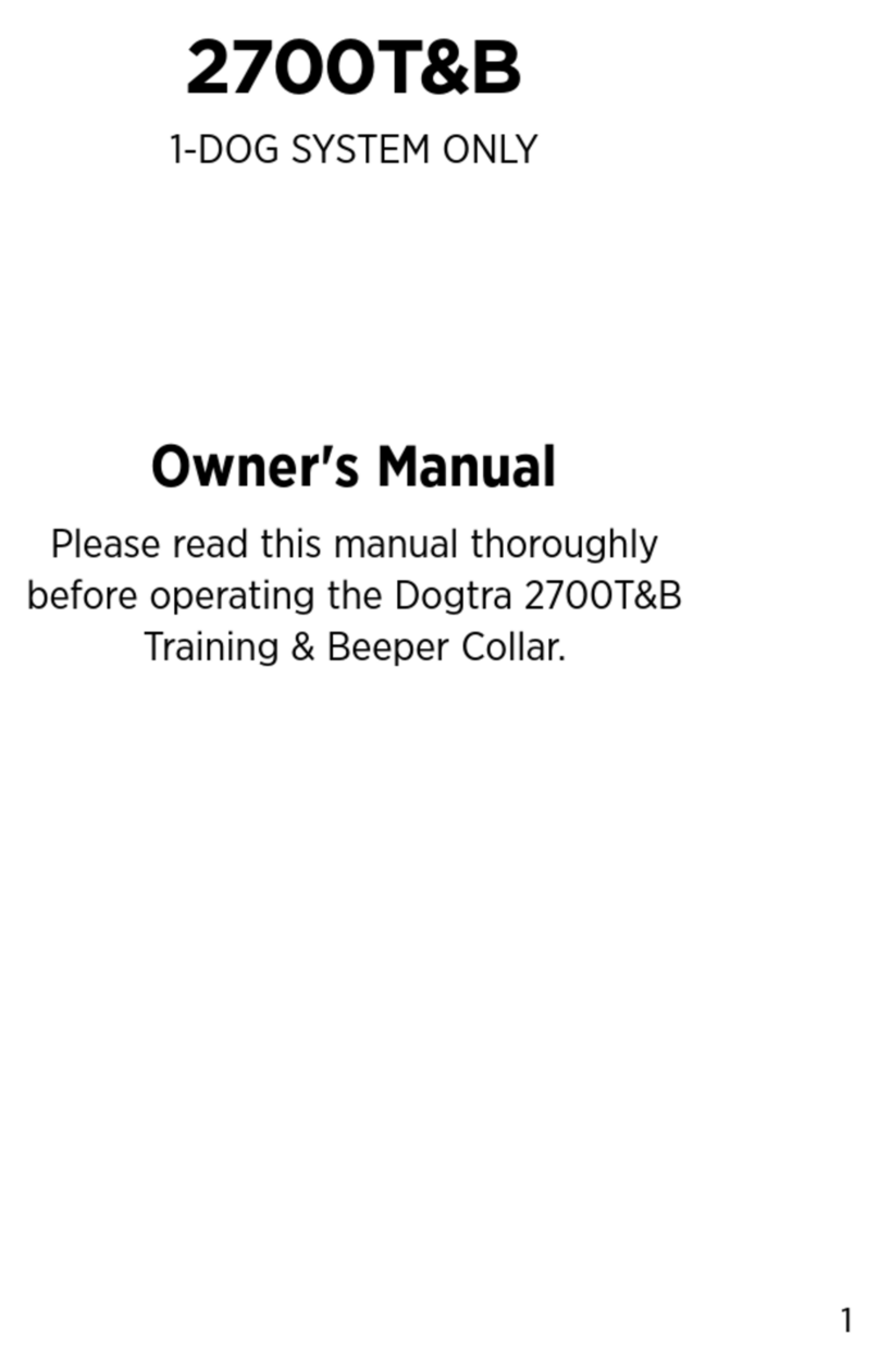 Dogtra 2700T&B owner's manual