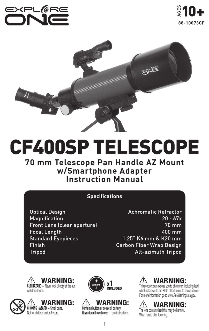 Explore One CF400SP instruction manual Explore One CF400SP instruction manual