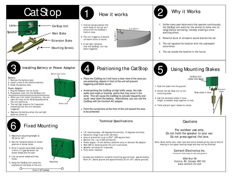 Contech CatStop quick start guide