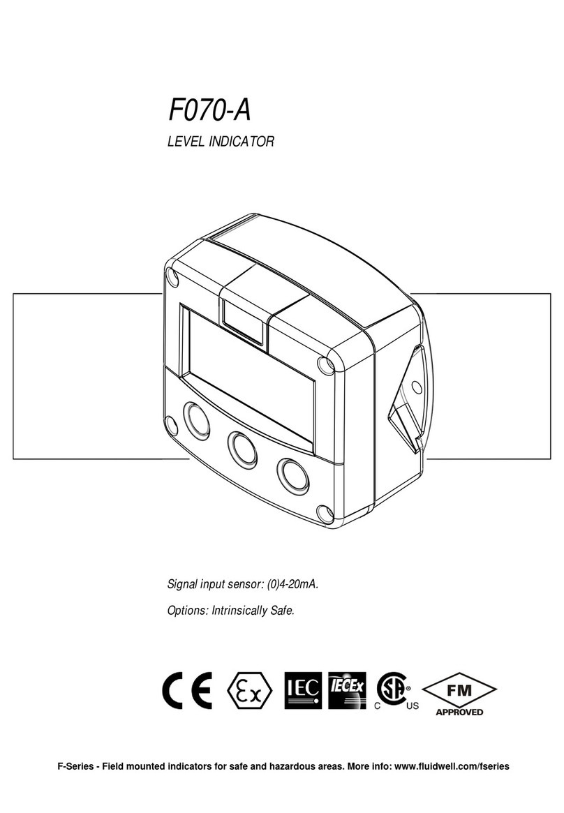 Fluidwell F070-A User manual