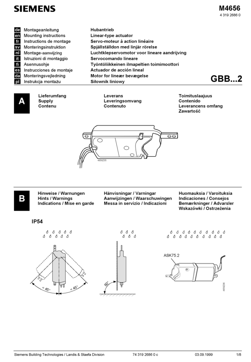 Siemens GBB 2 Series User manual