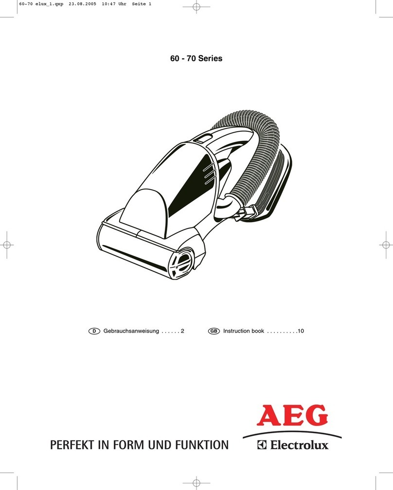 Electrolux AEG 60 Series User manual