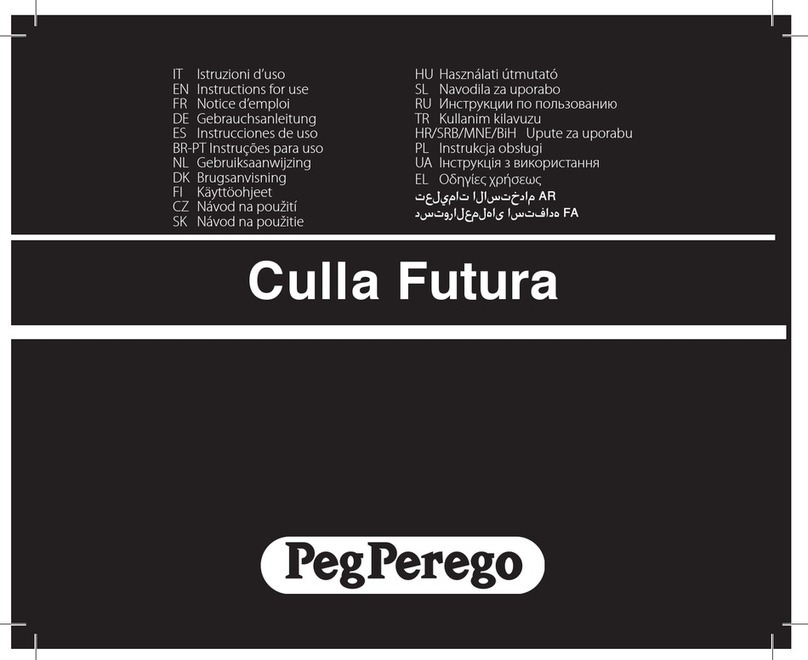Peg-Perego Culla Futura User manual Peg-Perego Culla Futura User manual