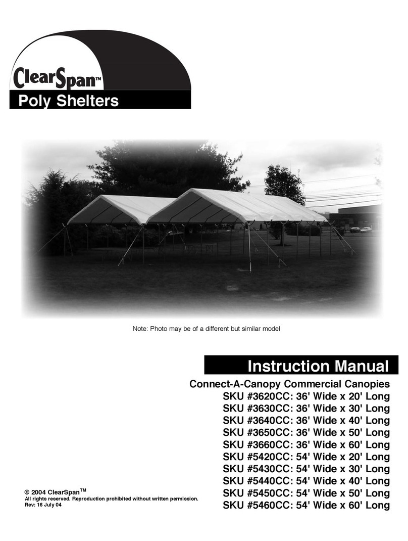ClearSpan 3620CC instruction manual