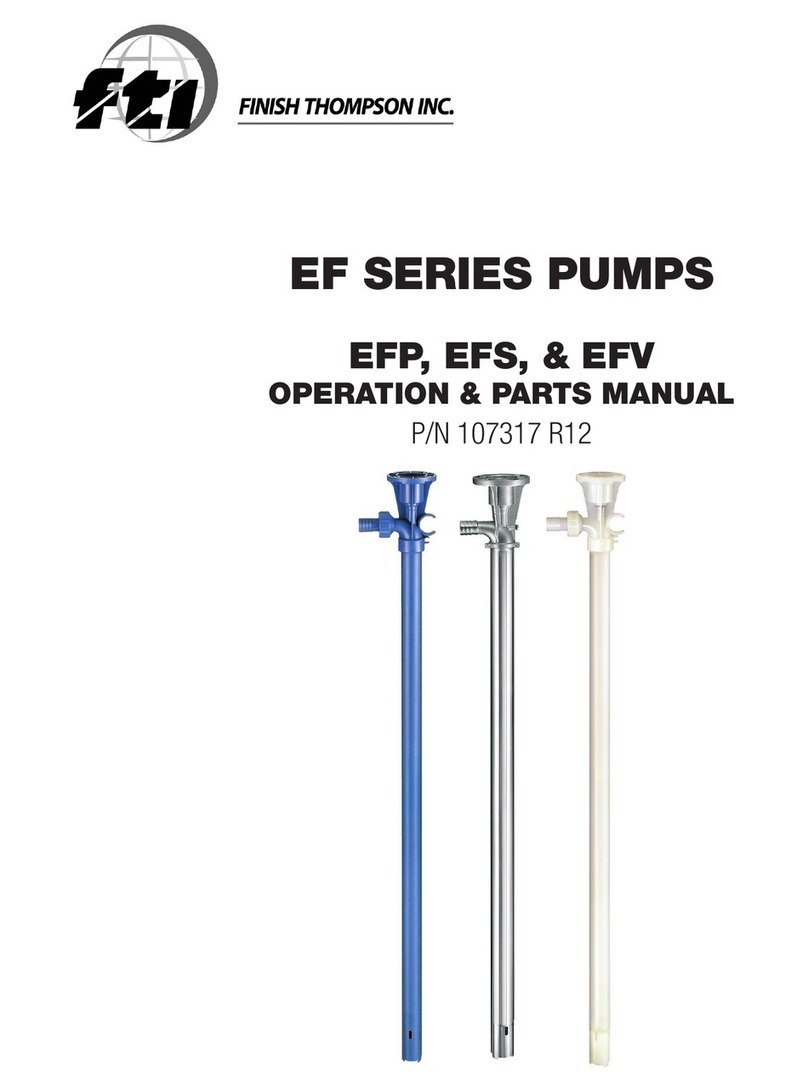 Finish Thompson EF Series Application guide