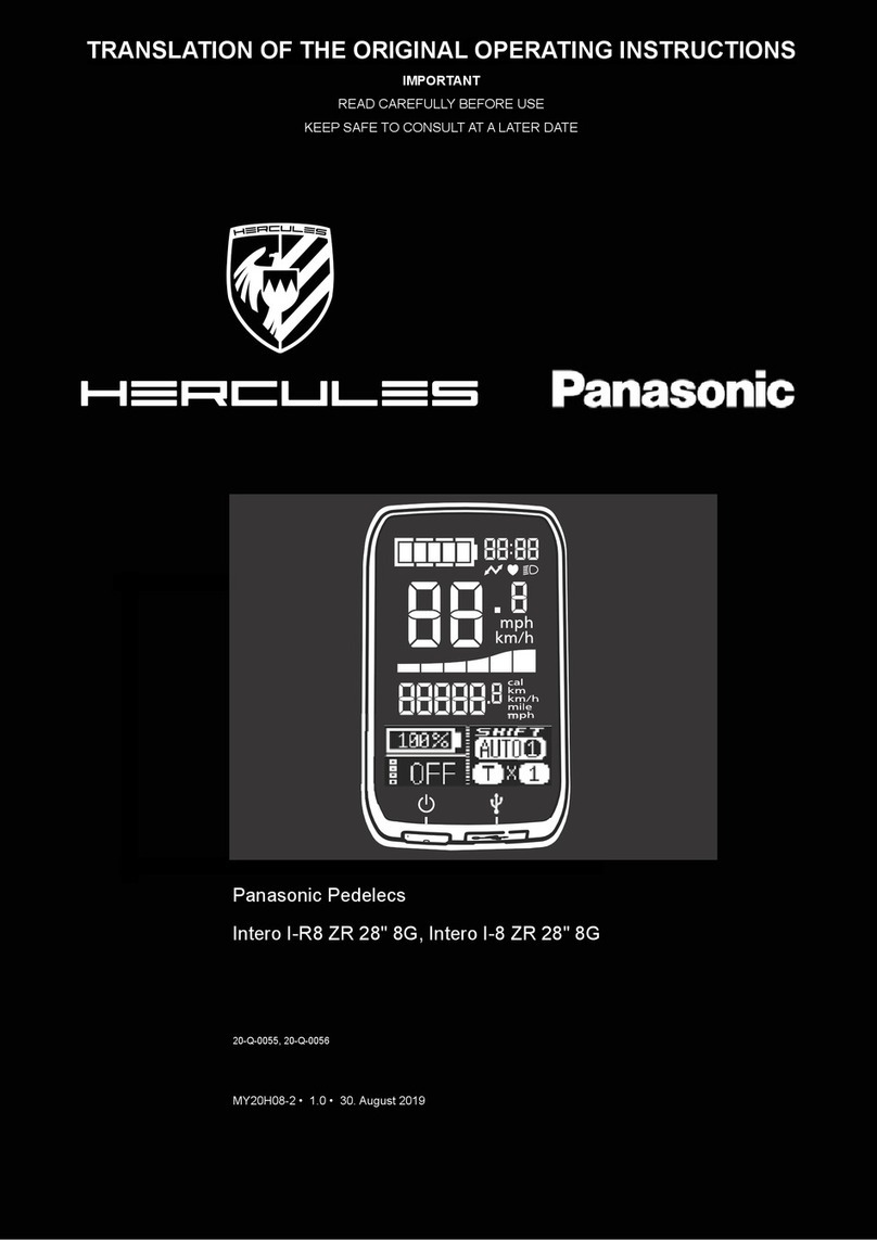 Hercules Intero I-R8 ZR 28" 8G Series User manual Hercules Intero I-R8 ZR 28" 8G Series User manual