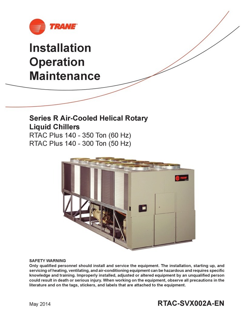 Trane R Series Owner's manual