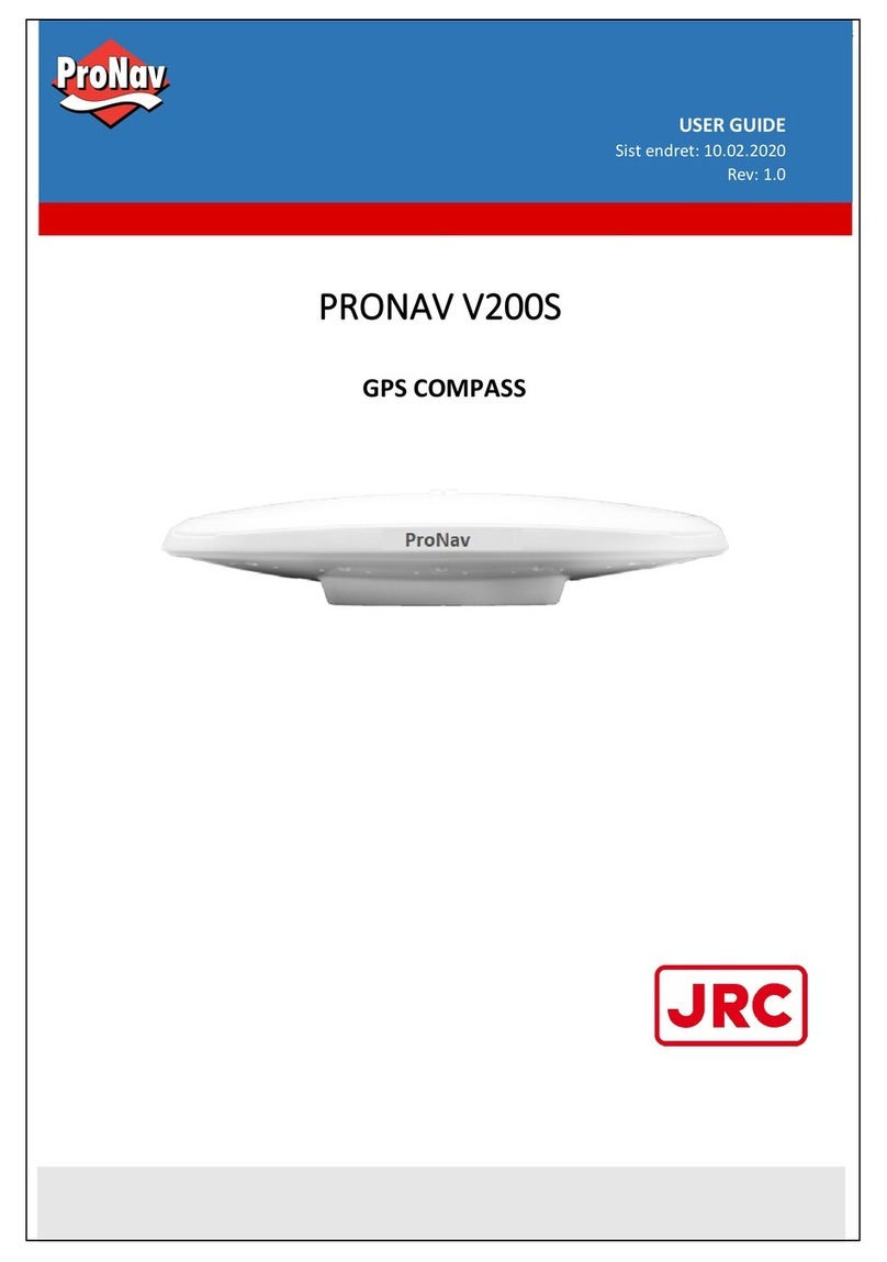 JRC PRONAV V200S User manual