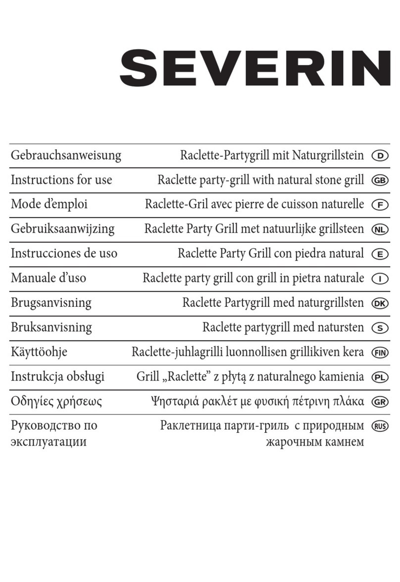 SEVERIN PARTYGRILL MIT NATURGRILLSTEIN RG 2619 Instructions for use SEVERIN PARTYGRILL MIT NATURGRILLSTEIN RG 2619 Instructions for use