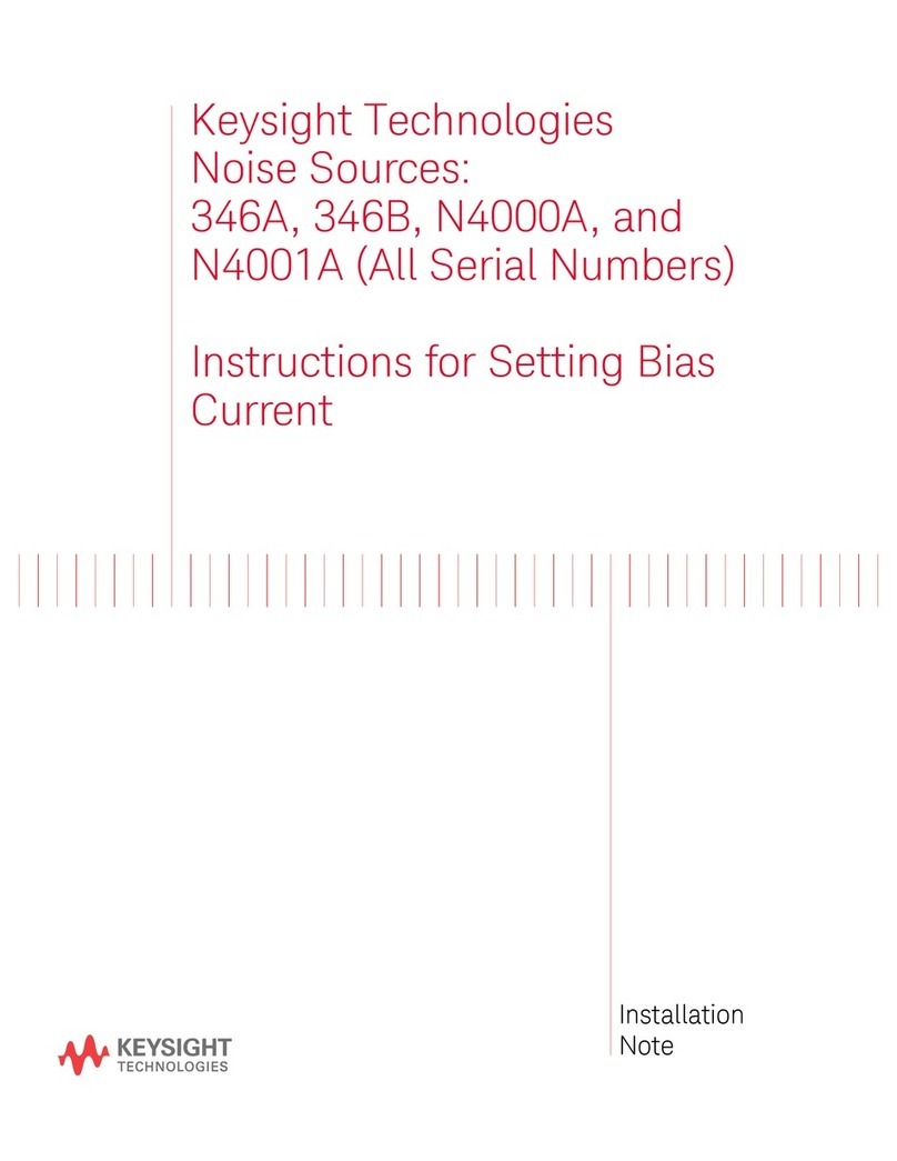 Keysight Technologies 346A Installation note