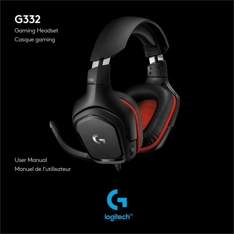 Logitech G332 User manual Logitech G332 User manual