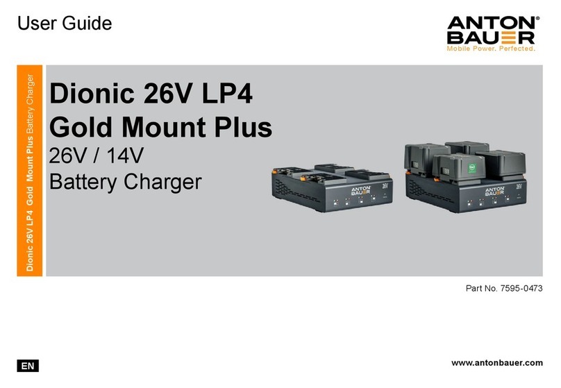 Anton/Bauer Dionic 26V LP4 Gold Mount Plus user guide