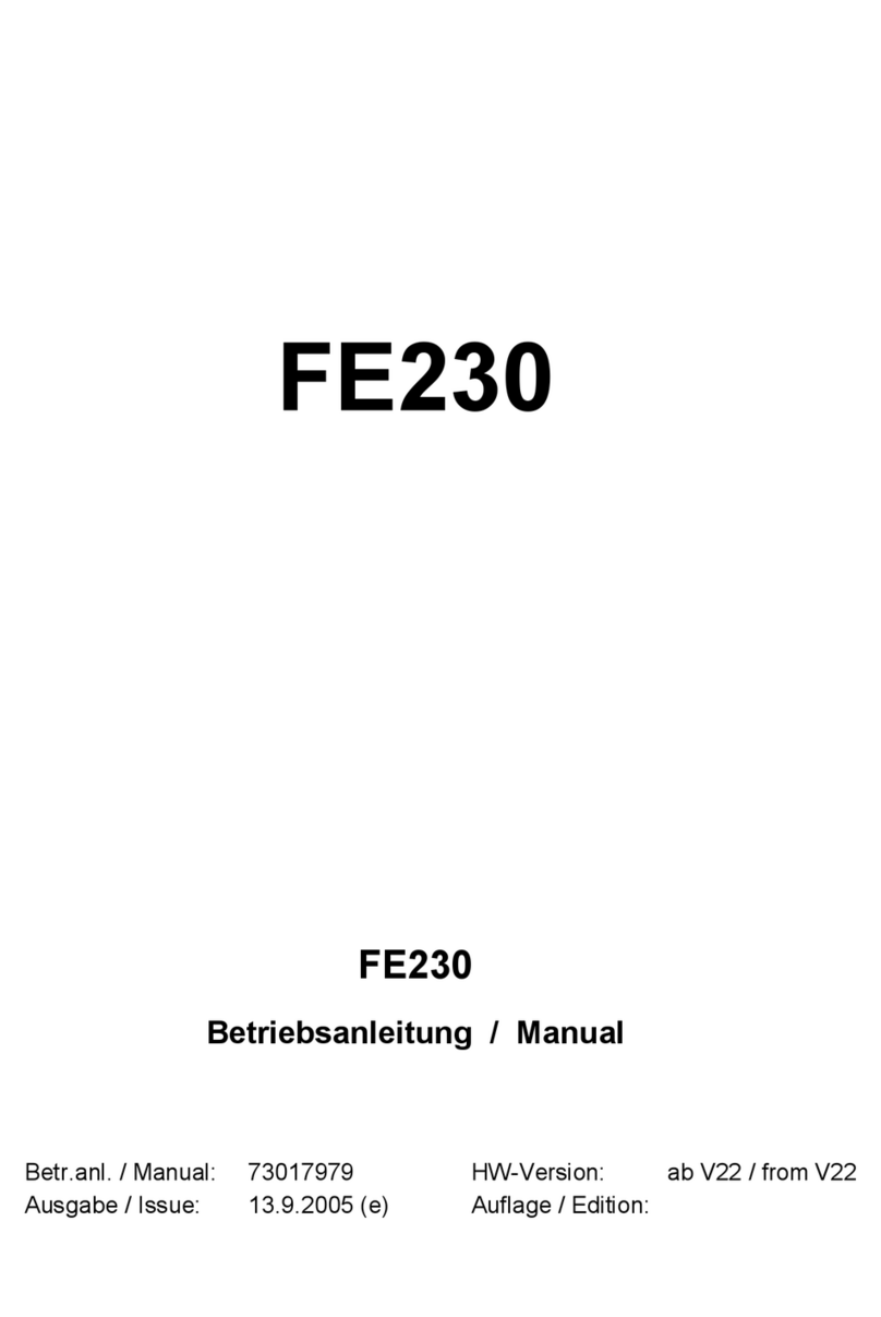 Elster Instromet FE230 User manual